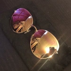 Chanel 18k Gold Round Sunglasses